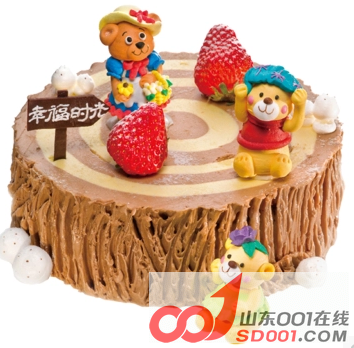 蛋糕送到家!果肉果酱夹心!美国维益金钻鲜奶!济